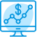 Online product sales icon